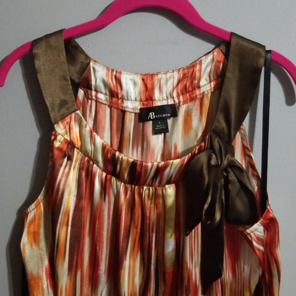 AB Studio Satin Style Tank L - Picture 2 of 4
